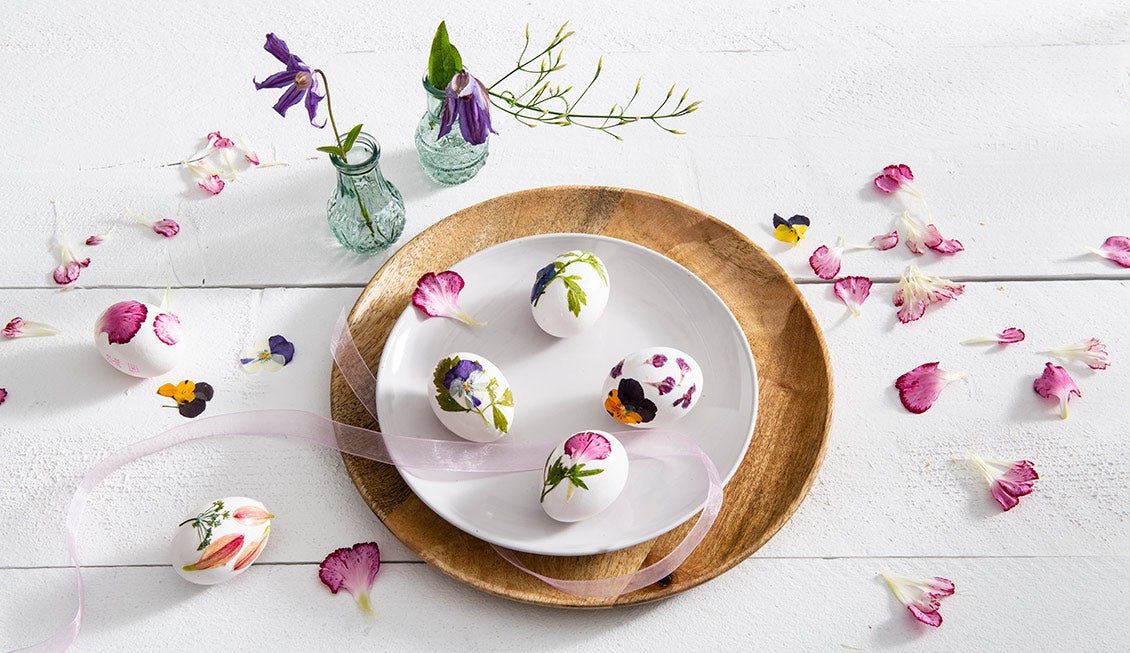 DIY Dekorierte Eier, das Ergebnis