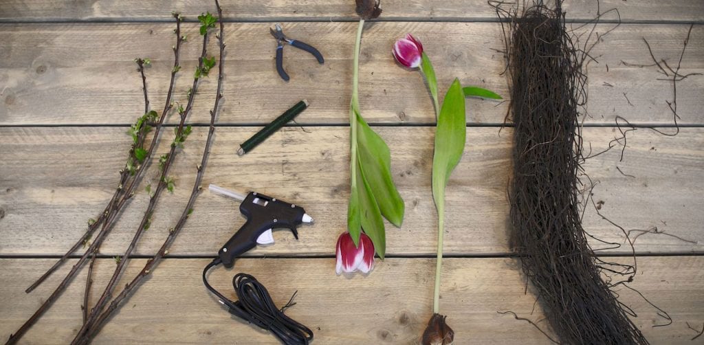 DIY: Tulpenkranz - Was du benötigst