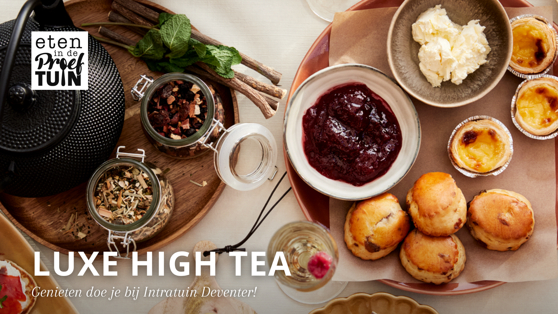 LUXE HIGH TEA' BIJ INTRATUIN DEVENTER