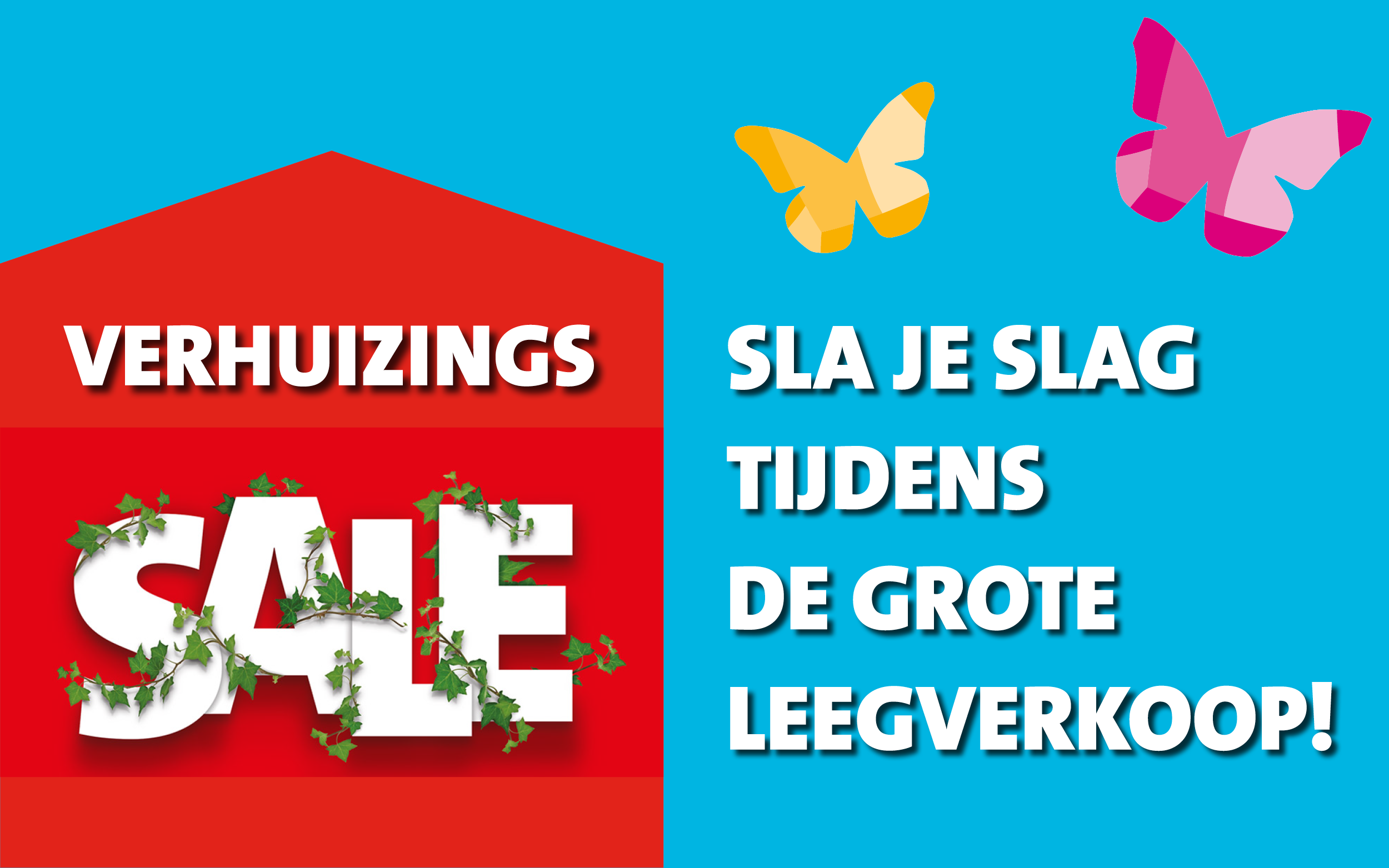Wij sluiten de deuren op 1 maart, dat betekent leegverkoop!