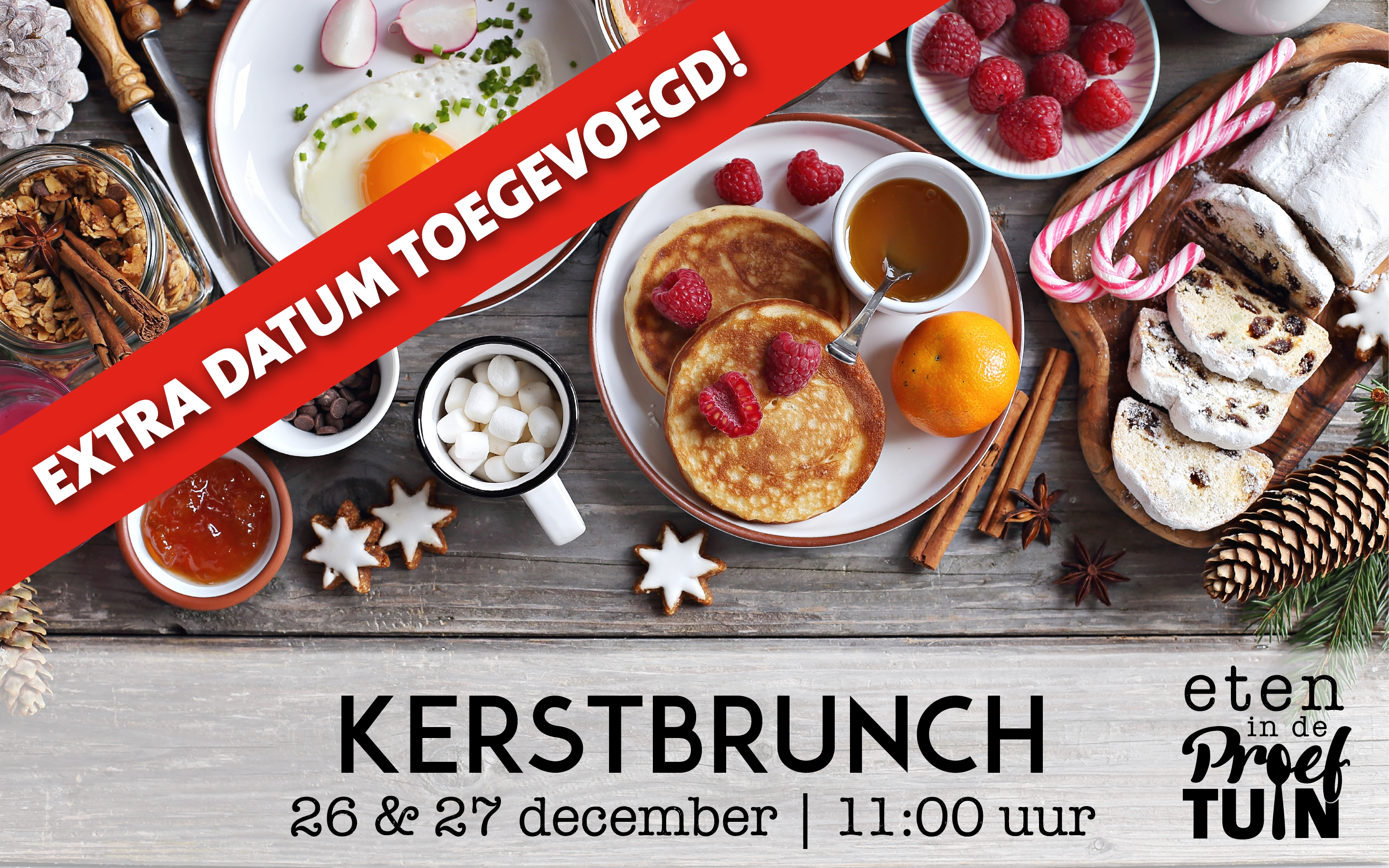 Extra kerstbrunch op 27 december!