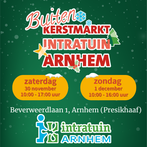 BUITEN KERSTMARKT BIJ INTRATUIN ARNHEM