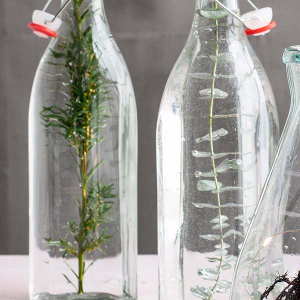 DIY: Weihnachtsgrün im Glas, 3. Schritt