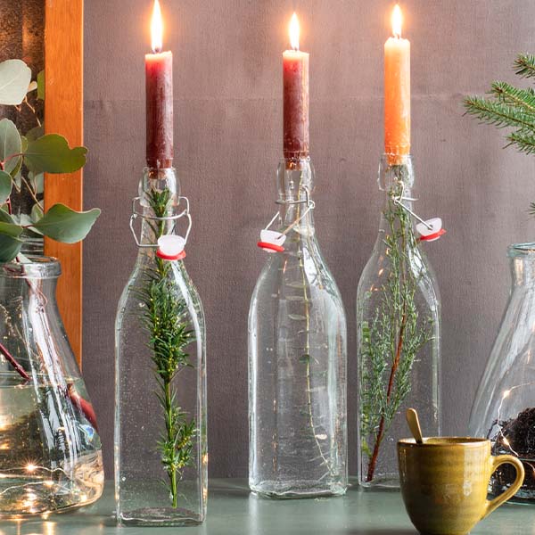 DIY: Weihnachtsgrün im Glas, 4. Schritt